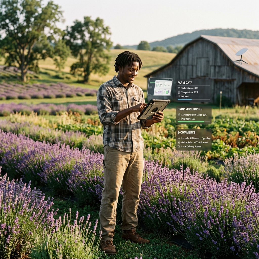 Connected farm platform